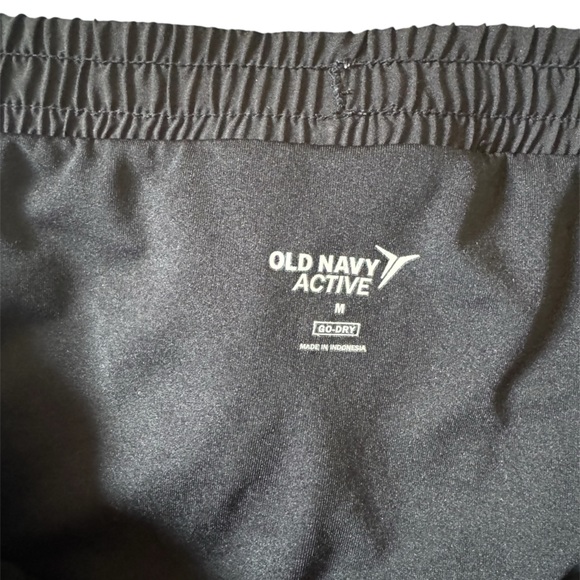Old Navy Active Women’s Black Drawstring Running Shorts with liner Size Medium - Picture 3 of 9